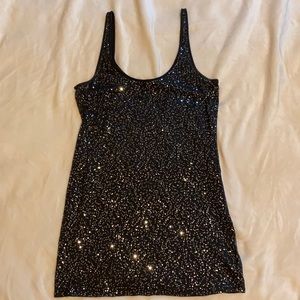 Express sequin tank top